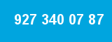 927 340 07 87